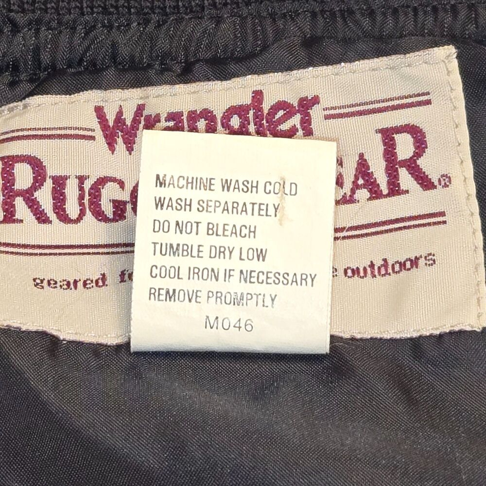 Vintage Wrangler Rugged Wear Advantage Camo Pullover Slicker Men's Size XXL 90s - Picture 7 of 7